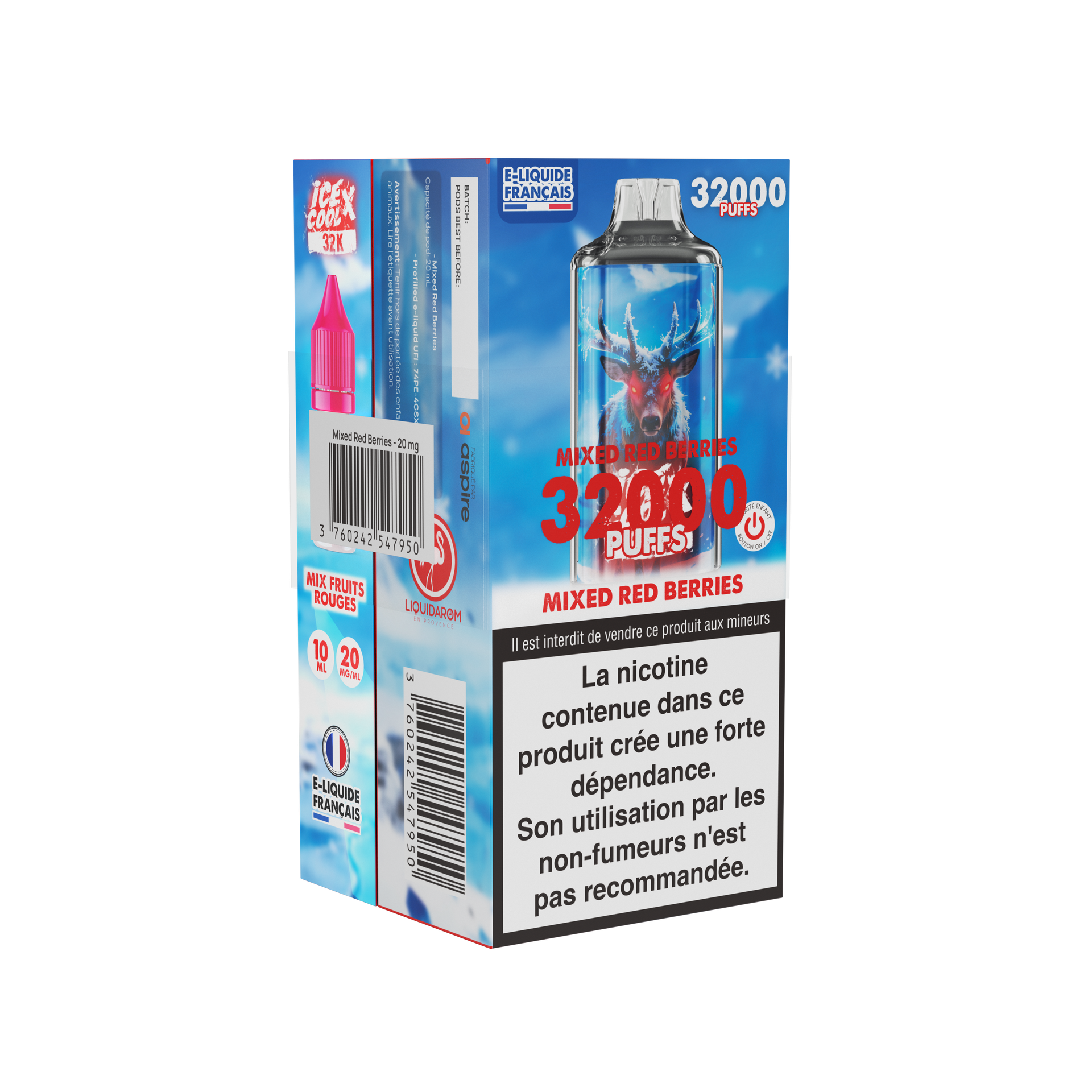 Kit Puff 32K Ice Cool X
- Liquidarom